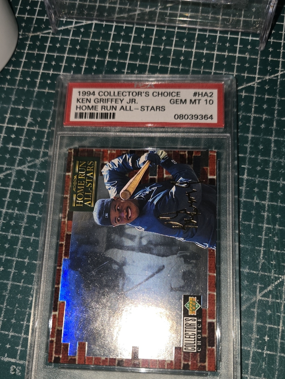 Graded Ken Griffey Jr. 1994 Collector's Choice #HA2 PSA 10 Baseball Card